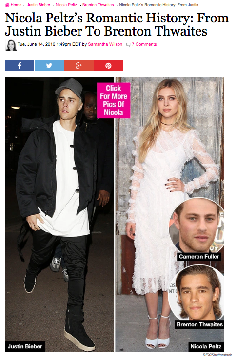 justin bieber nicola peltz