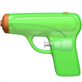 vattenpistol emoji