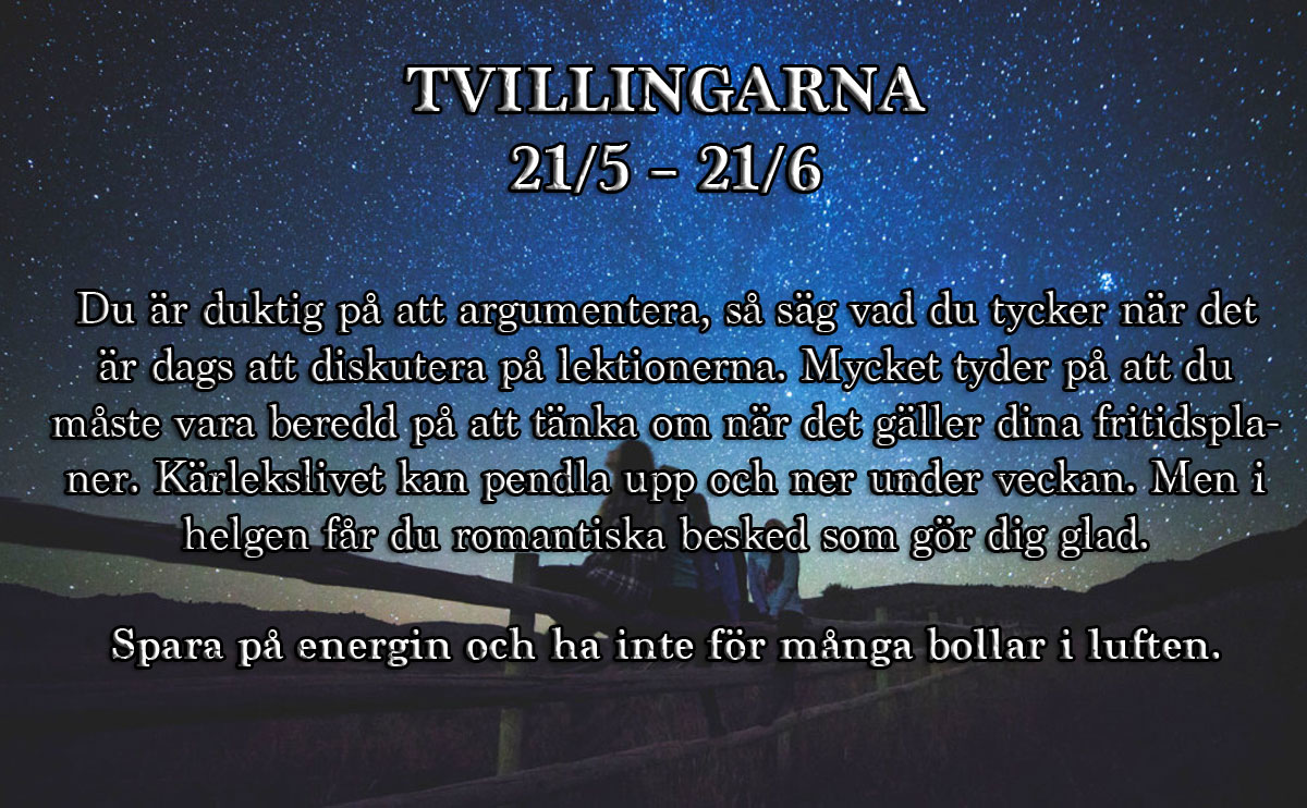 Horoskop matchar för sex