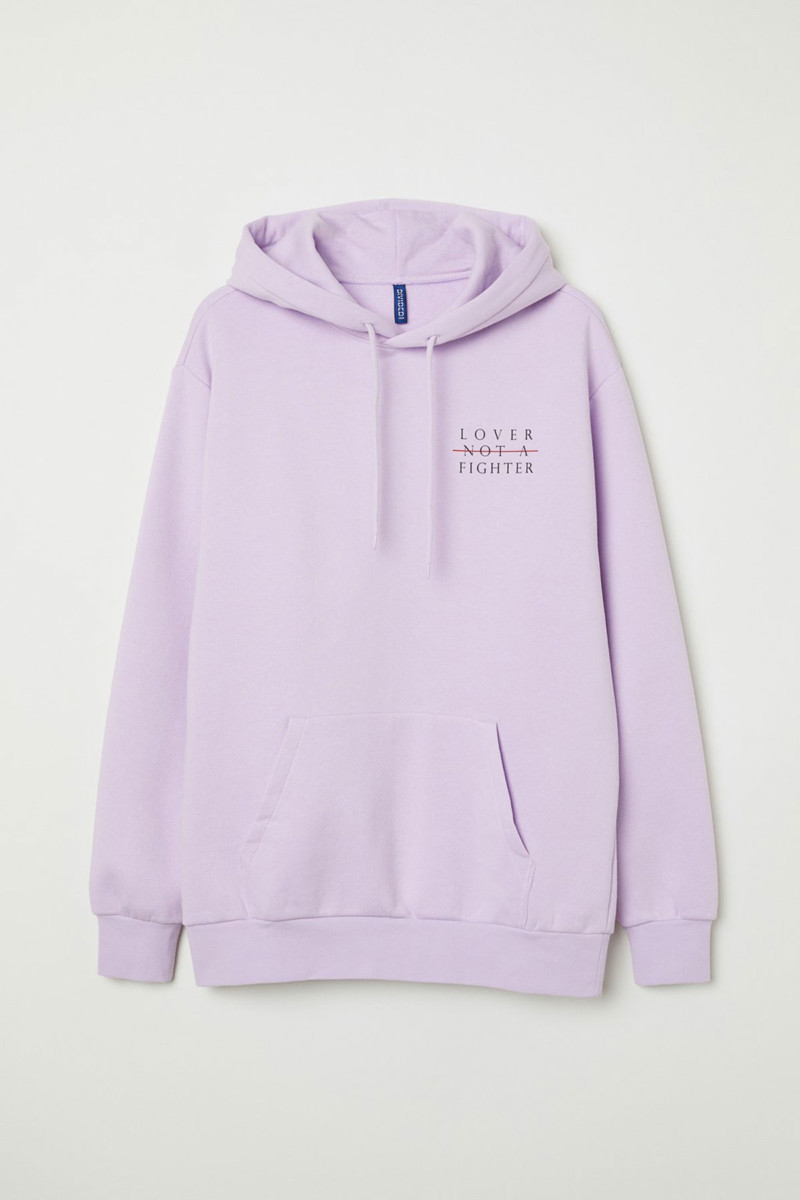 Hoodie, pride out loud, för H&M.