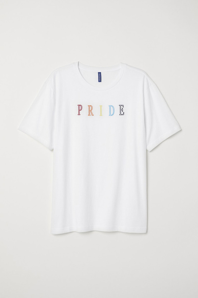 T-shirt, pride out loud, H&M pride-kollektion.